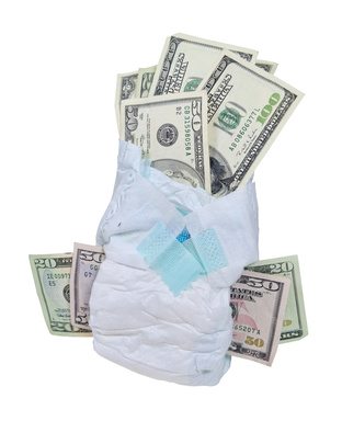 Money in Diaper - No Sweat Potty Training